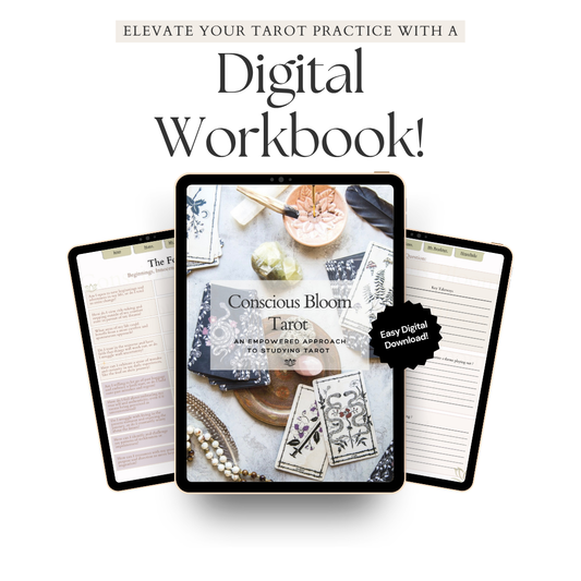 Conscious Bloom Tarot Workbook